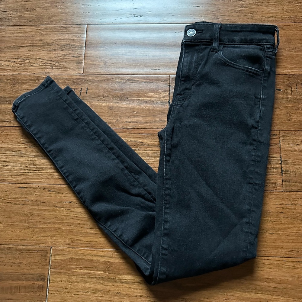 Black American Eagle jeggings